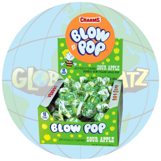 Blow Pop 'Sour Apple' Lollipop - 18.4g