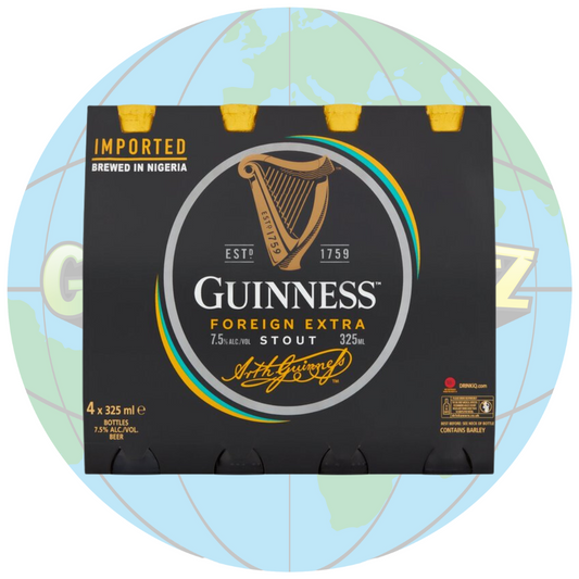 Guinness Nigerian Foreign Extra Stout - 4x 325ml (7.5%)