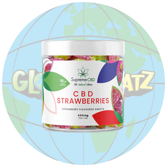 CBD Gummy Strawberries (400mg)