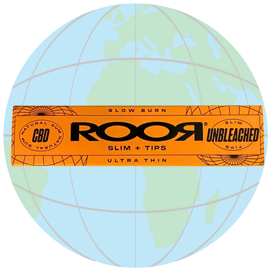 ROOR Unbleached Rolling Papers and Tips