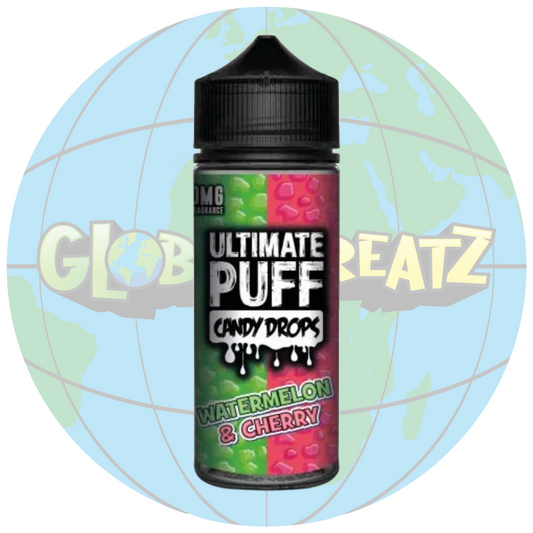 Ultimate Puff Candy Drops 'Watermelon & Cherry' (100ml)