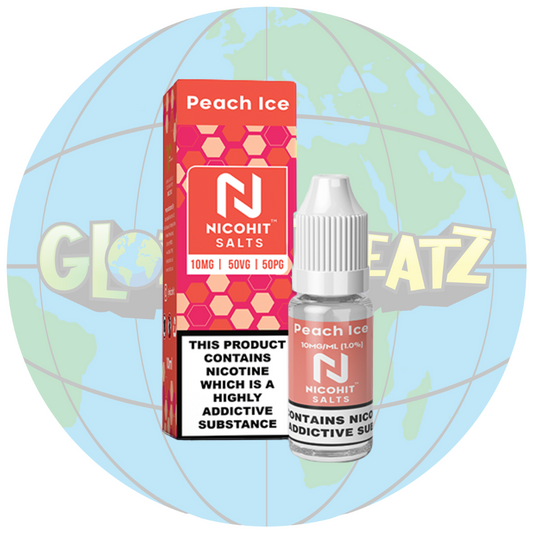 Nicohit Salts 'Peach Ice' (10ml)