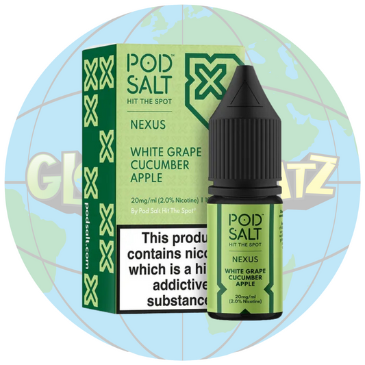 Pod Salt Nexus Series 'White Grape Cucumber Apple' (10ml)