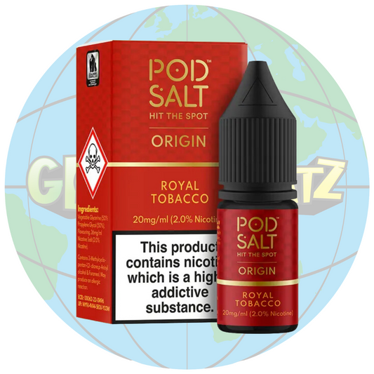 Pod Salt Origin Series 'Royal Tobacco' (10ml)